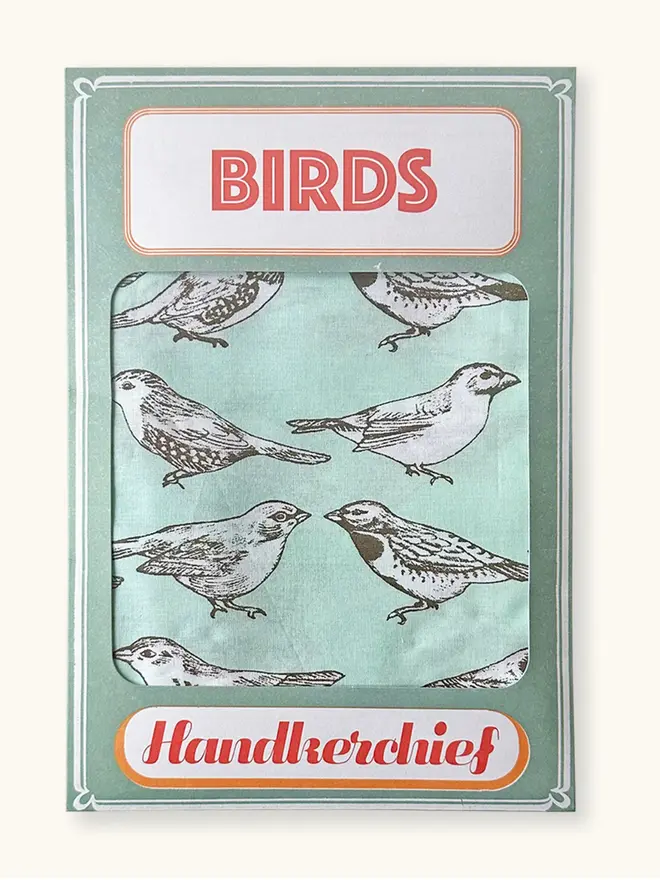 Blue Birds Handkerchiefs 