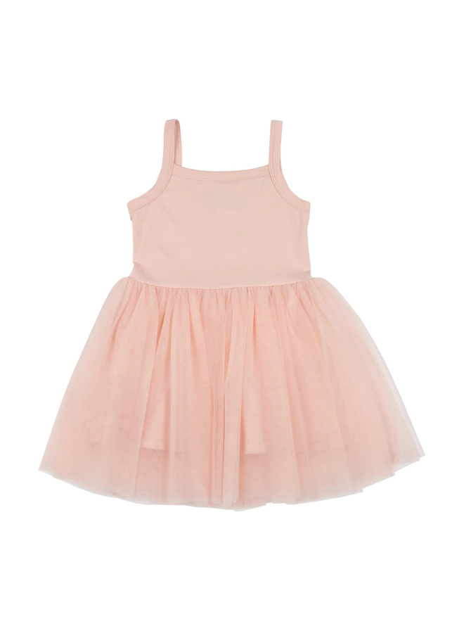 pink kids' tulle dress