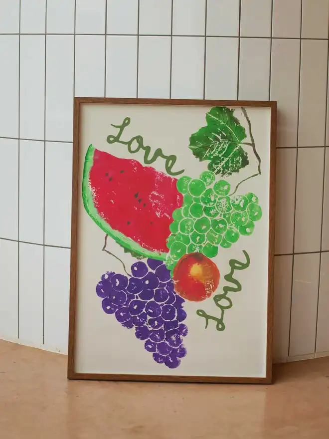 Fruit salad print