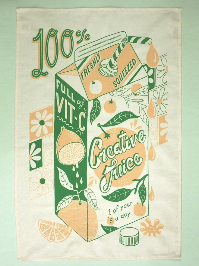 Creative Juice Tea Towel