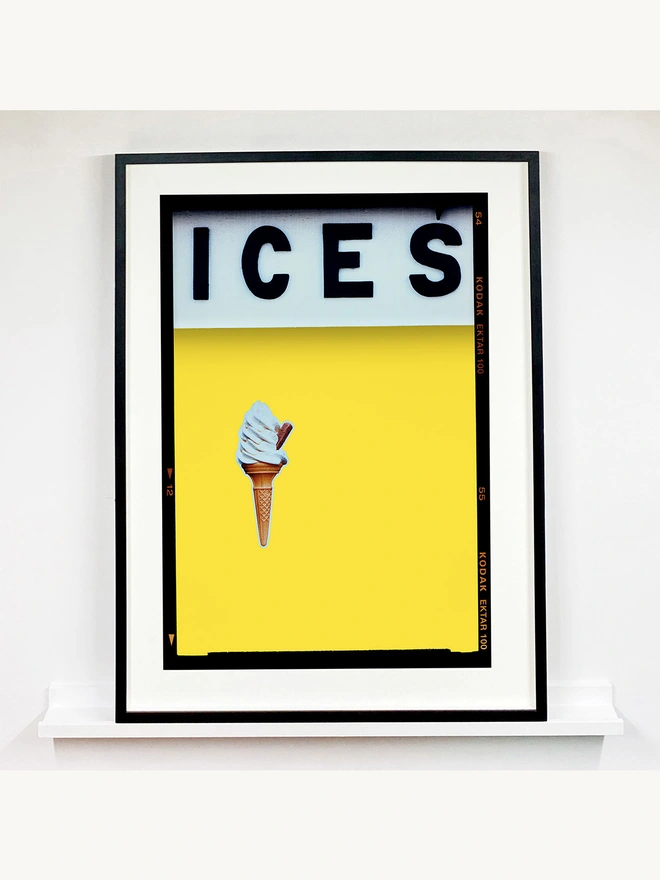 ICES Lemon Yellow Large Framed in Black