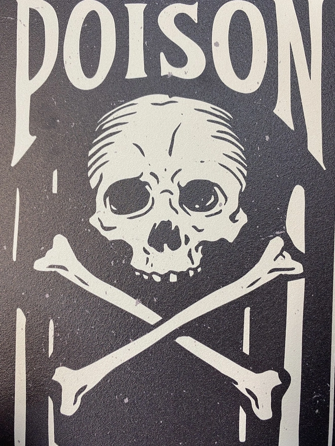 Giant Poison Bottle Sign TBC