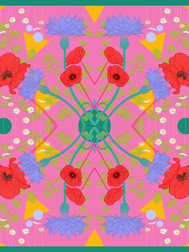 'In Bloom' Pocket Square