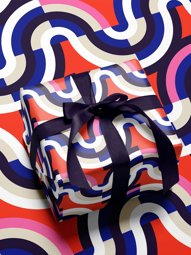Storigraphic Graphical Print Wrapping Paper