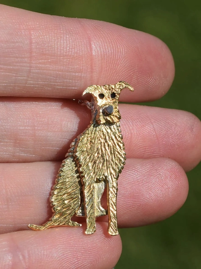 Lurcher Dog Necklace