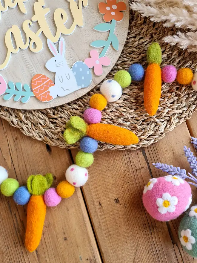 Easter Carrot Garland