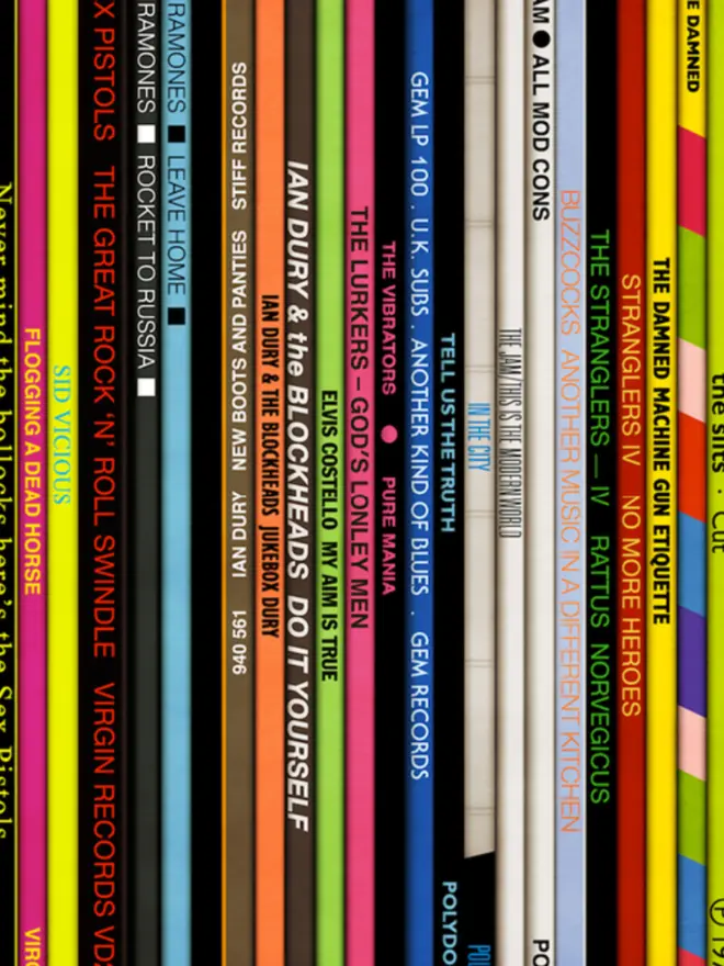 large punk spines artwork
