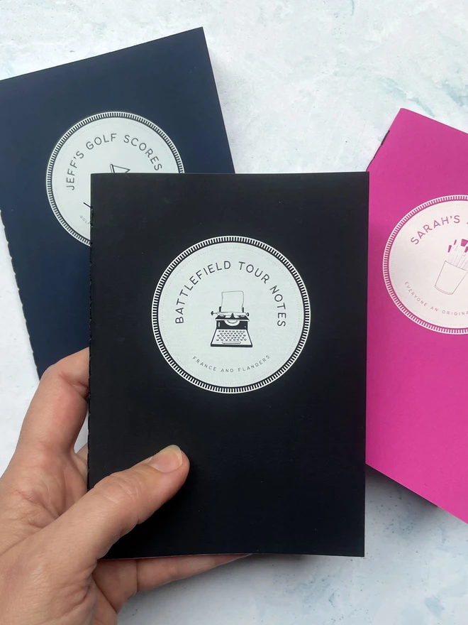 a6 pocket notebook hobby illustrations