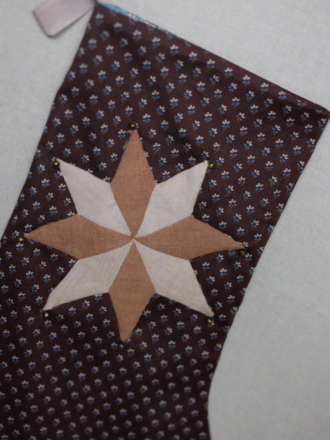 patchwork christmas stocking