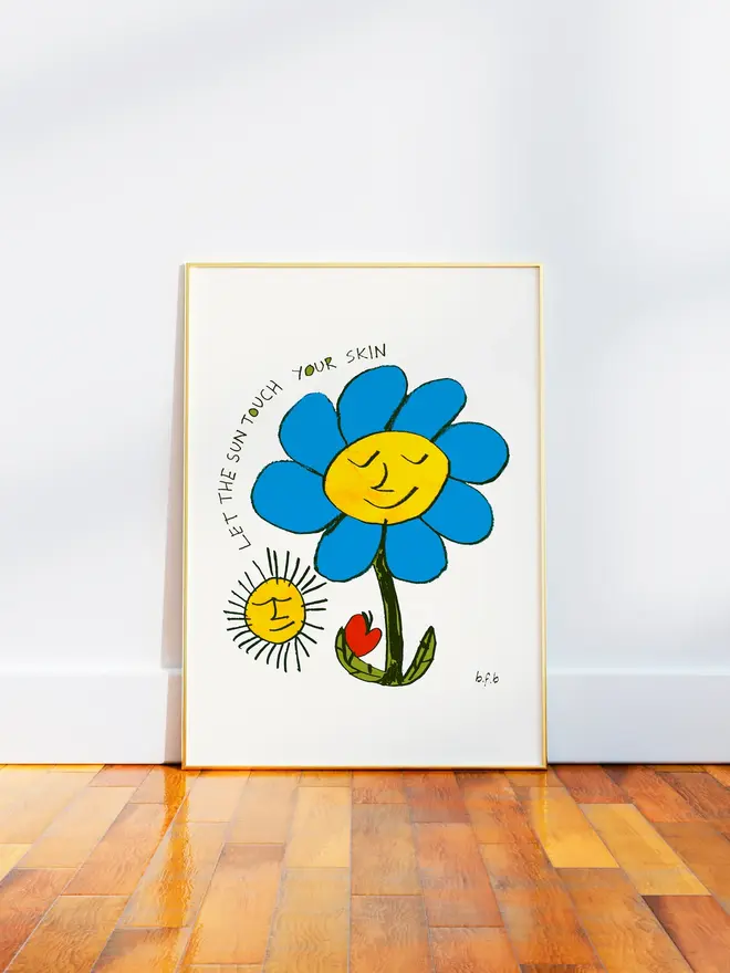 'Let The Sun Touch Your Skin' Print 