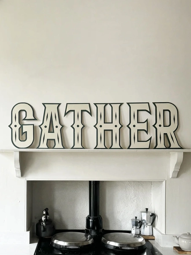 Giant Wooden Letter/ Word Bunting