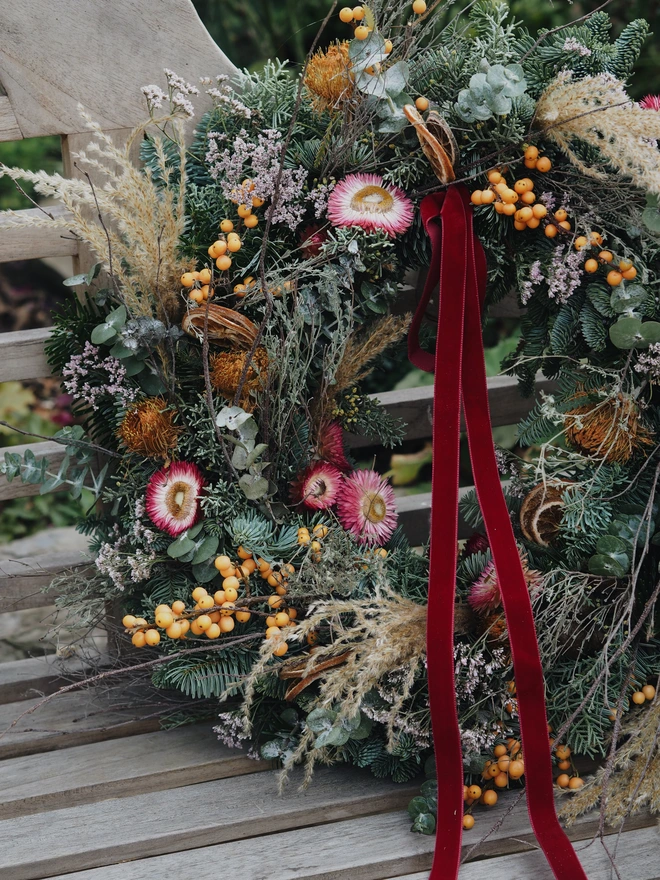 christmas wreath festive 