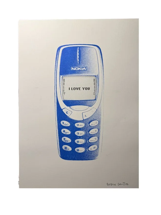 'I Love You' Nokia Print 