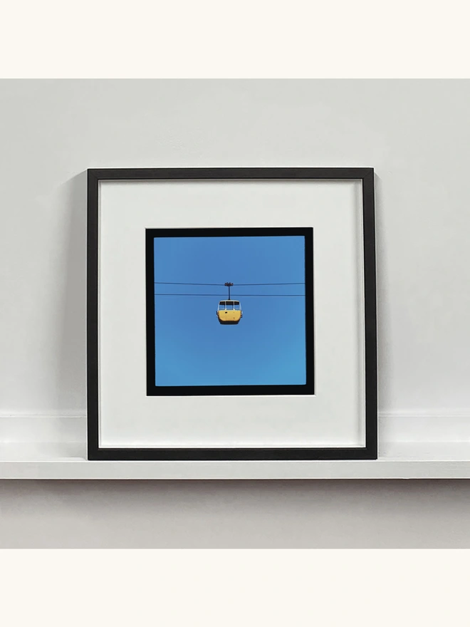 Richard Heeps Cable Car Yellow Small Framed in Black