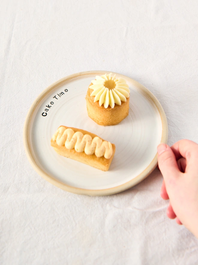 cake time personalised plate