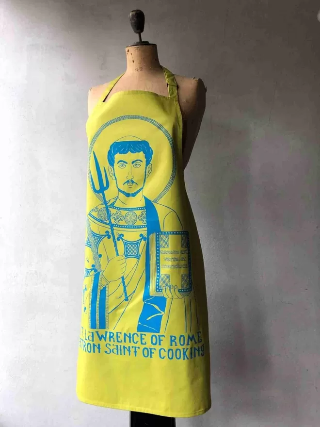 Saint Lawrence Patron Saint Of Cooking Apron