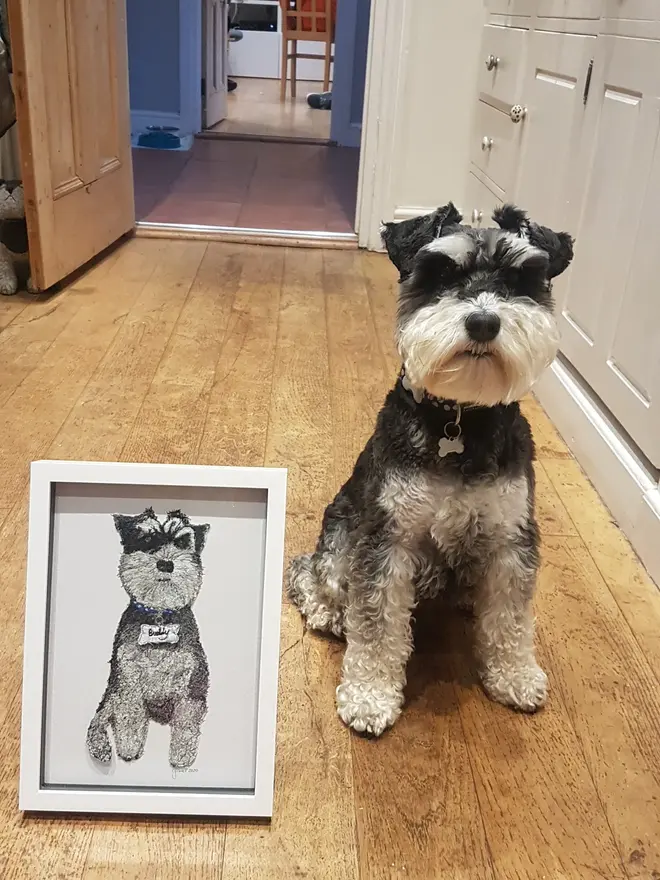 Personalised Pet Portrait Illustration