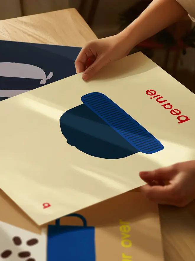 'Beanie' Print