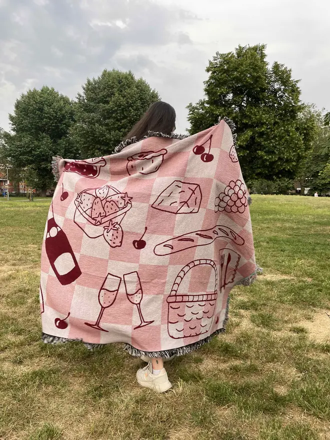 Pink Picnic Blanket