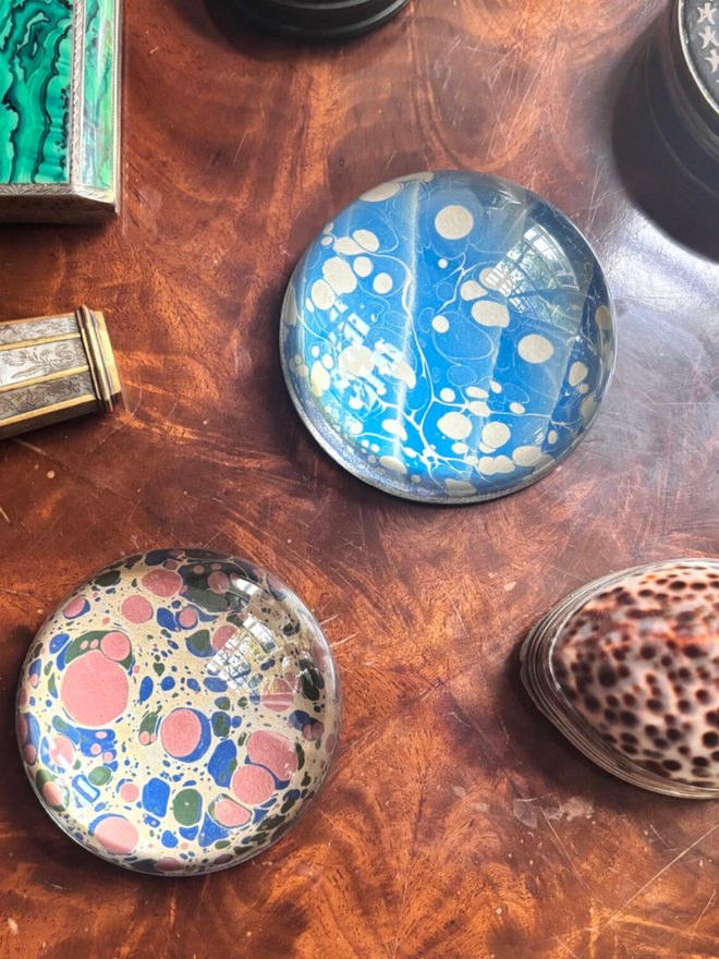 Small Paperweight. A selection of small paperweights.