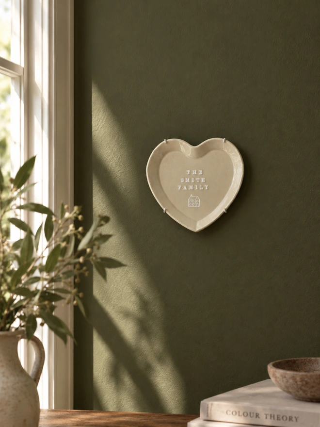 family name plate, Jenny Hopps Pottery