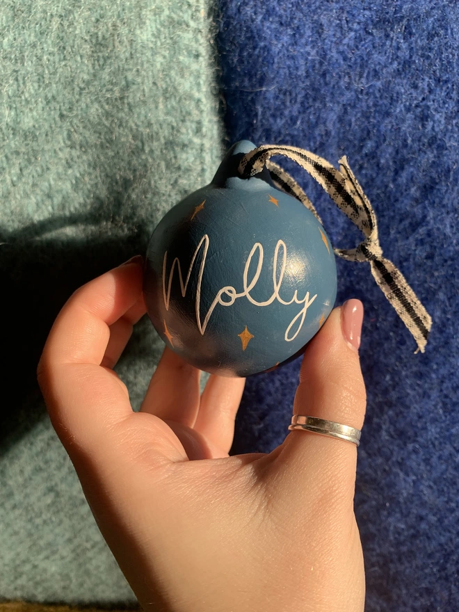 Personalised Painted Baubles