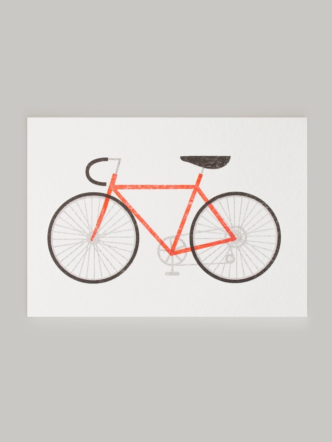 The perfect mini greeting card for any sports fan or cycling enthusiast, this delightfully detailed little card is risograph printed in vibrant colour. Each mini greeting card comes complete with a contrasting envelope and is blank inside.