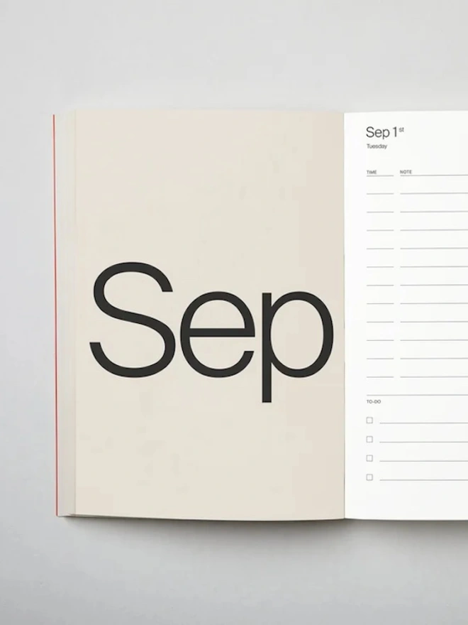 d 2026 Planner with Black Foiled Cover