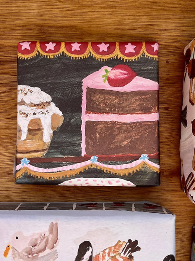 Cake wrapping paper