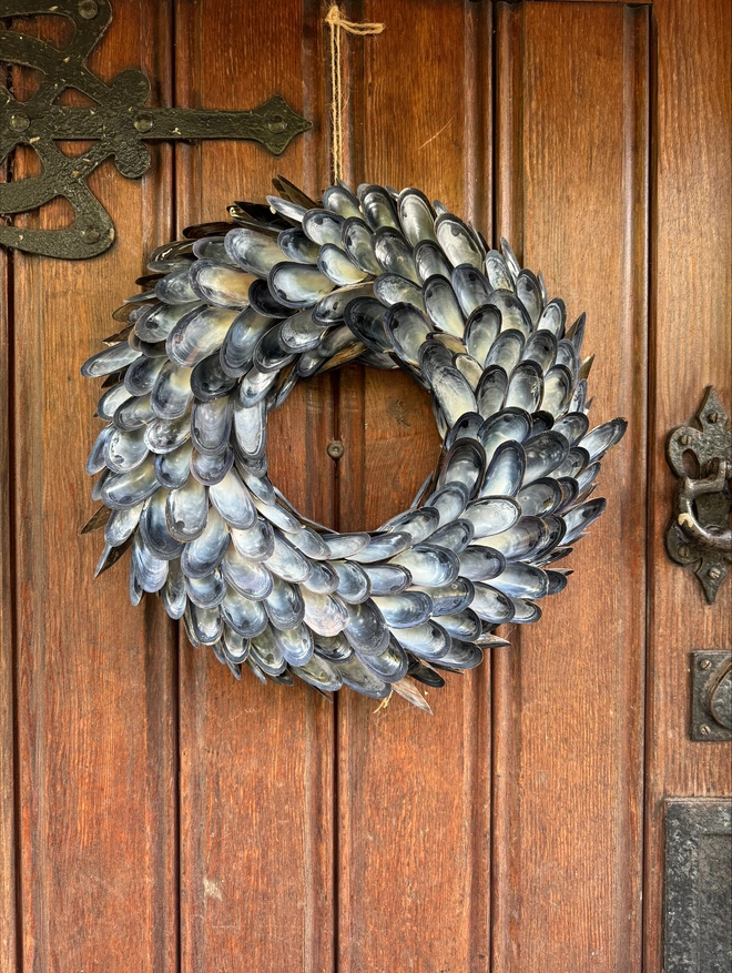  Medium Mussel Shell Wreath