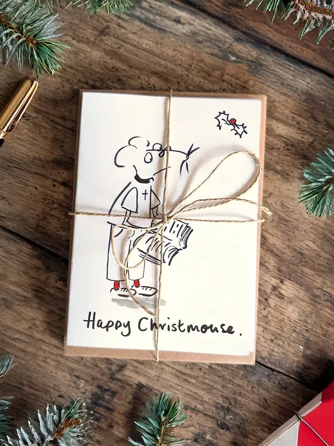 Happy Christmouse Christmas Card