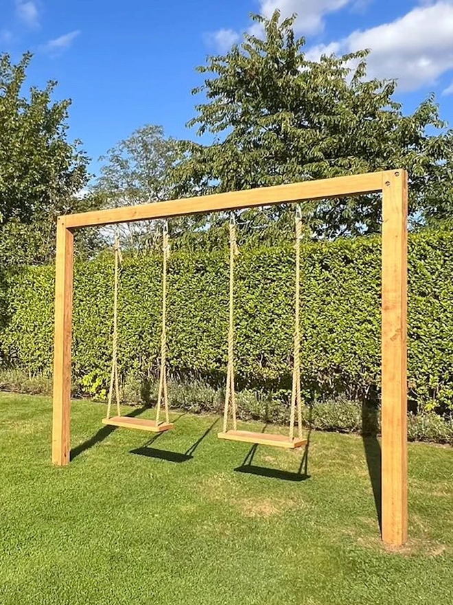Swing Frame in garden
