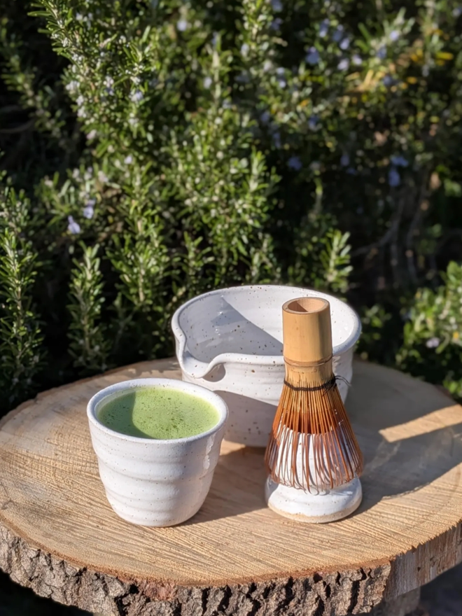 Handmade Matcha Set. The full set.