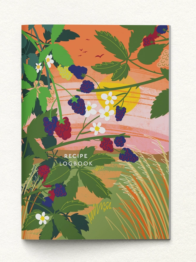 recipe logbook, recipe journal, cookbook journal, baking journal, home cooking notebook, seasonal cooking, farm shop gift, kitchen gift, foodie gift, eco friendly stationery, sustainable notebook, recipe keeper, homemade recipe book