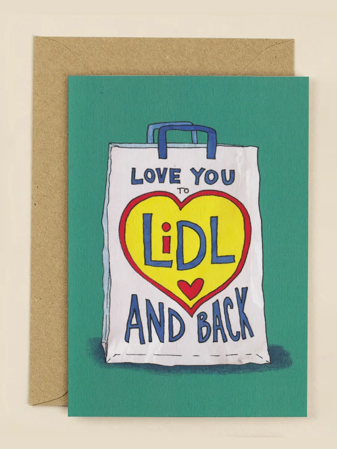 Lidl and Back Greeting Card