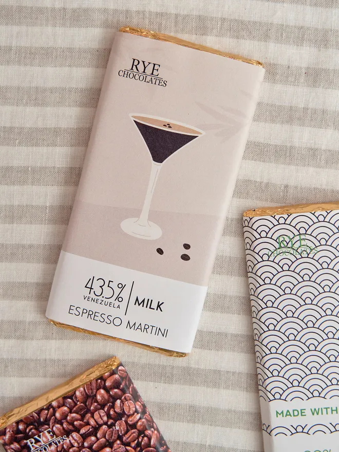 Espresso martini chocolate bar
