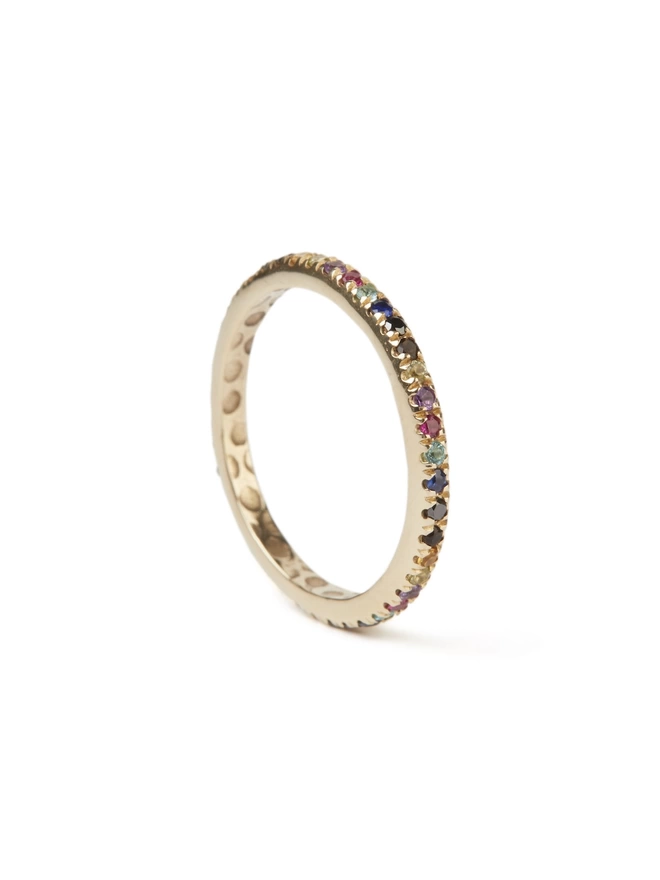 rainbow eternity band standing up down