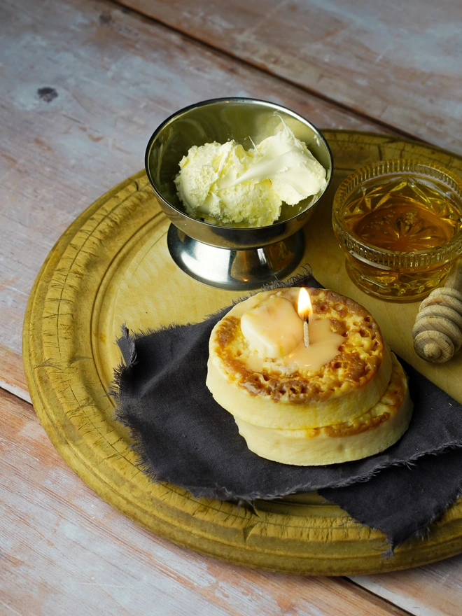 Crumpet Candles 