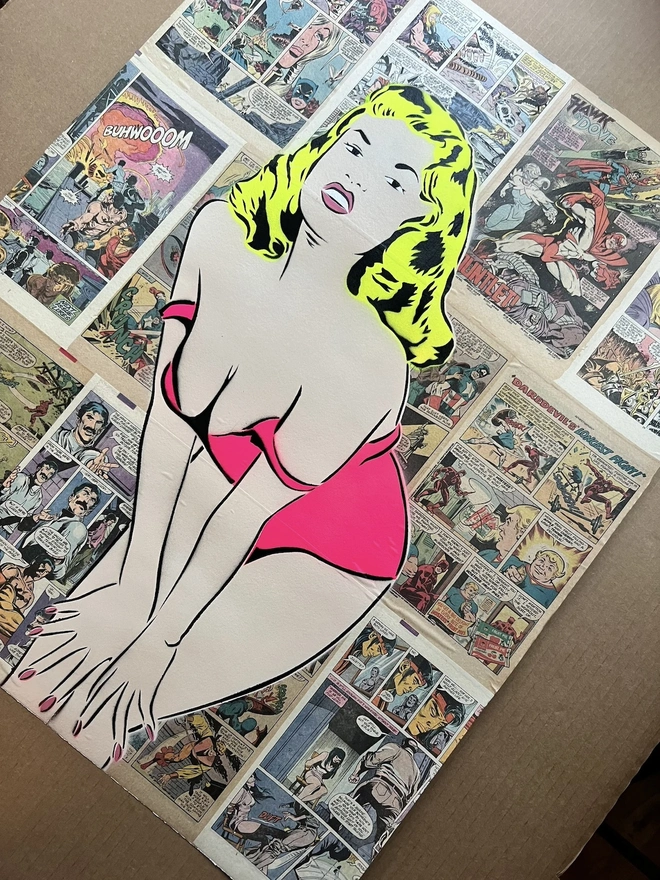 Pin Up Jane Mansfeild Original 1/1