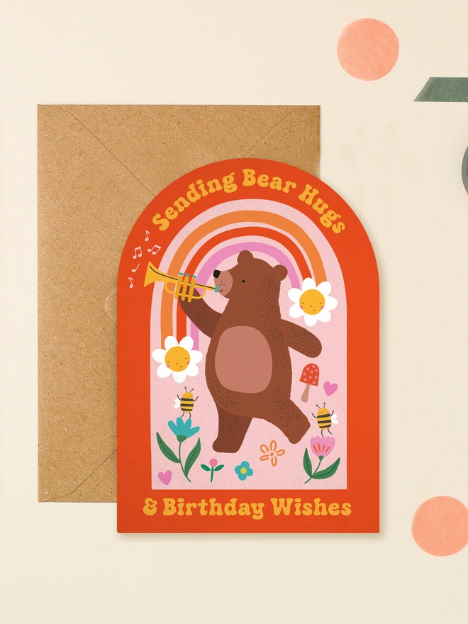 Bear Hugs Birthday Card