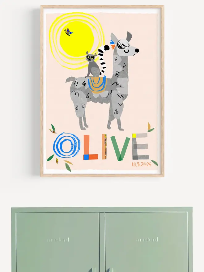 llama print