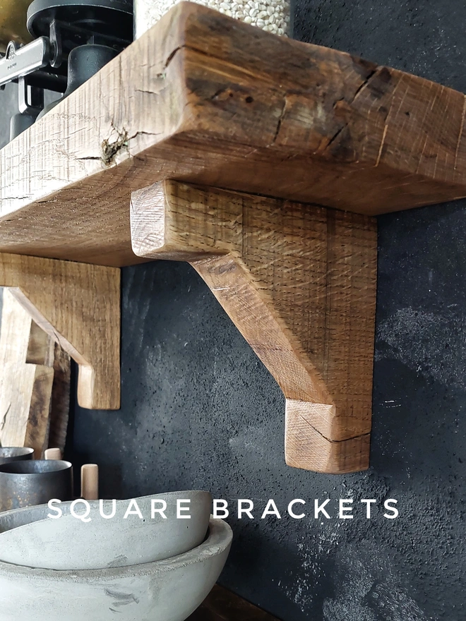 Rustic Oak Shelf