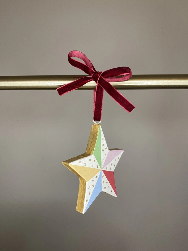 Flat Star Christmas Decoration