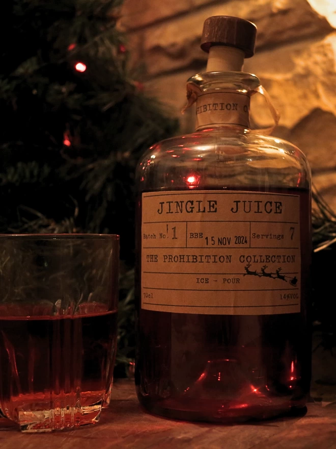 Jingle Juice Bottled Christmas Cocktail