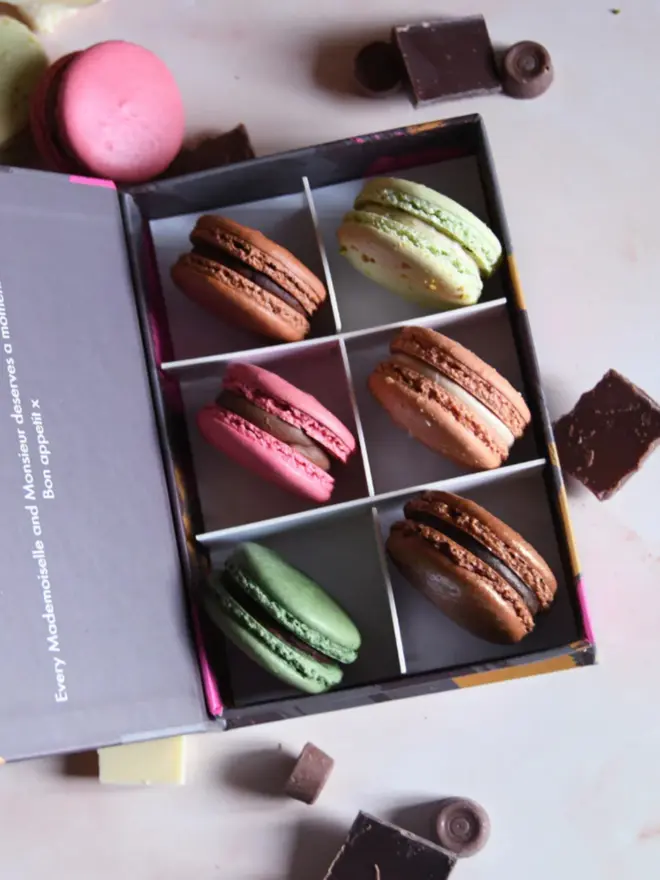 Chocolate Lover's Macaron Gift Box