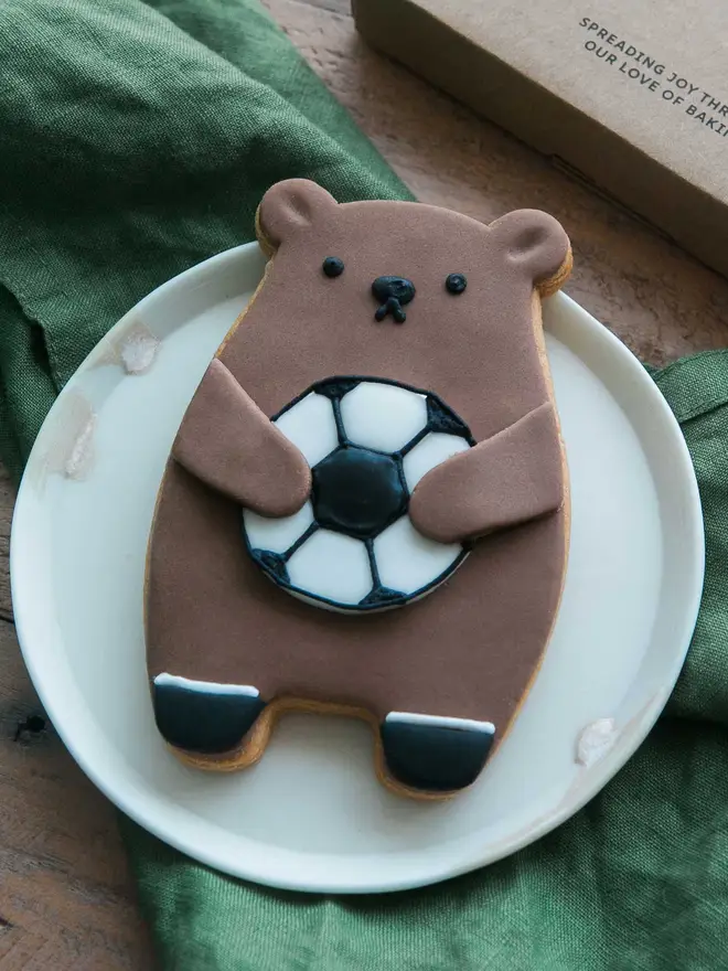 Football Biscuit Bear