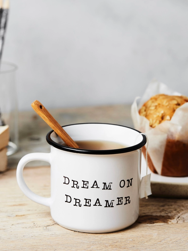 Dream on dreamer mug