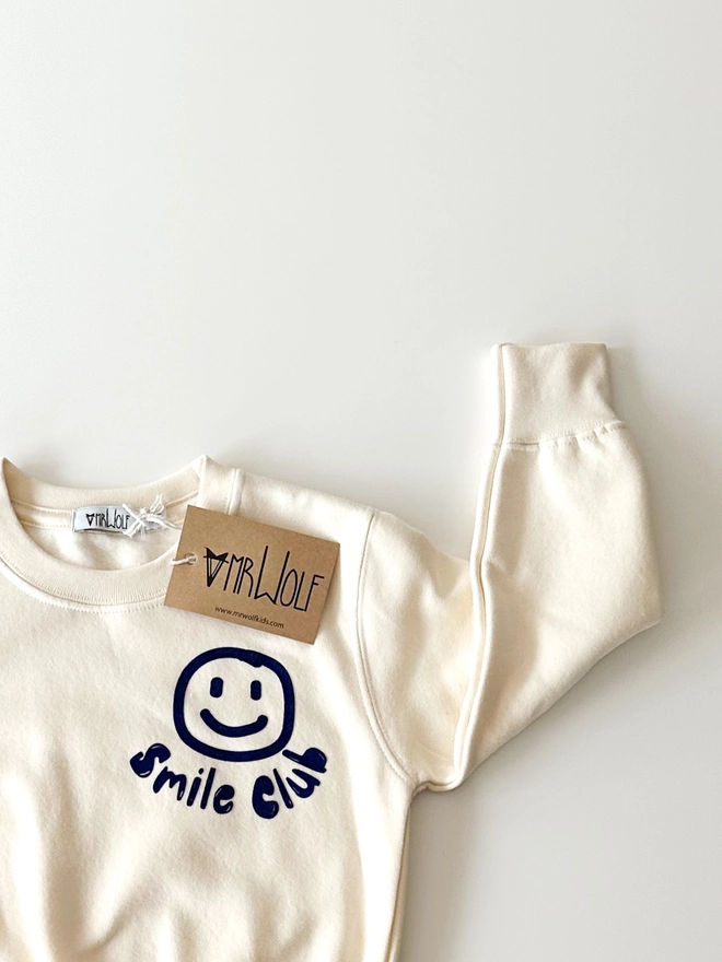 Smile club sweatshirt kids toddlers babies