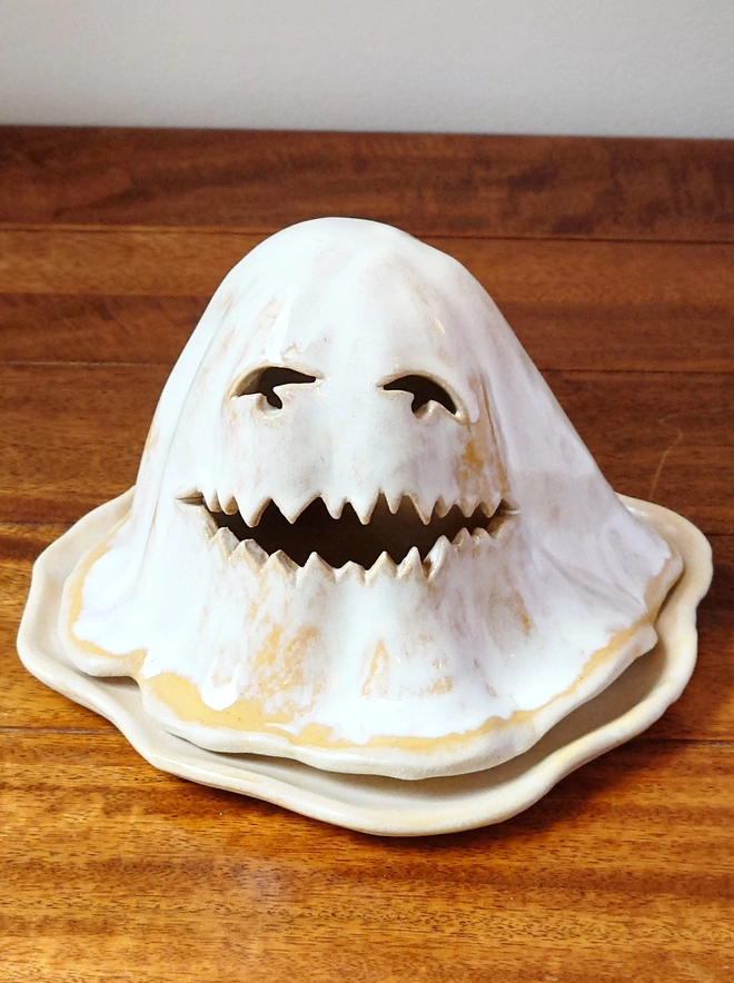 Halloween Ghost Tea Light Candle Lantern