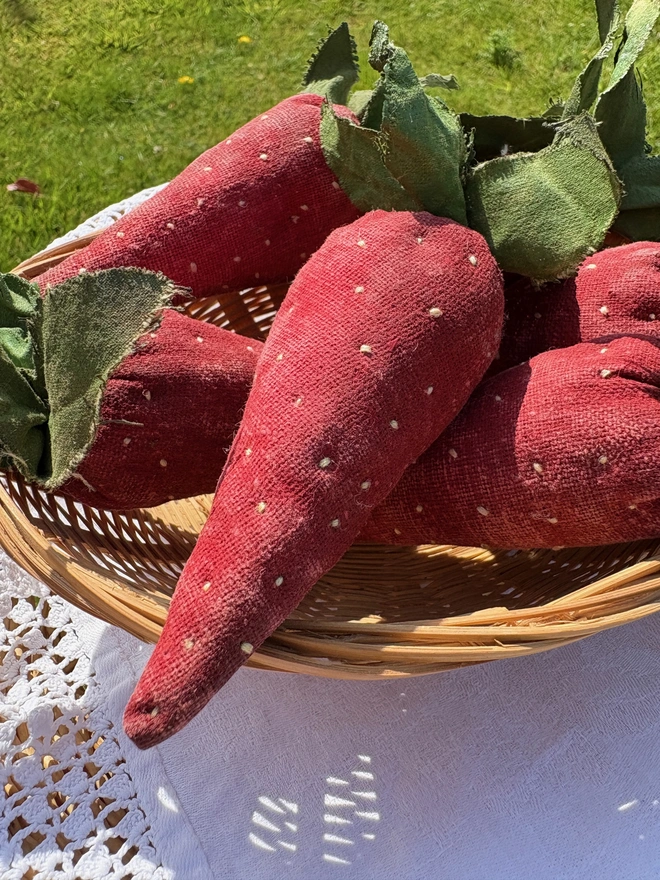 Faux strawberries